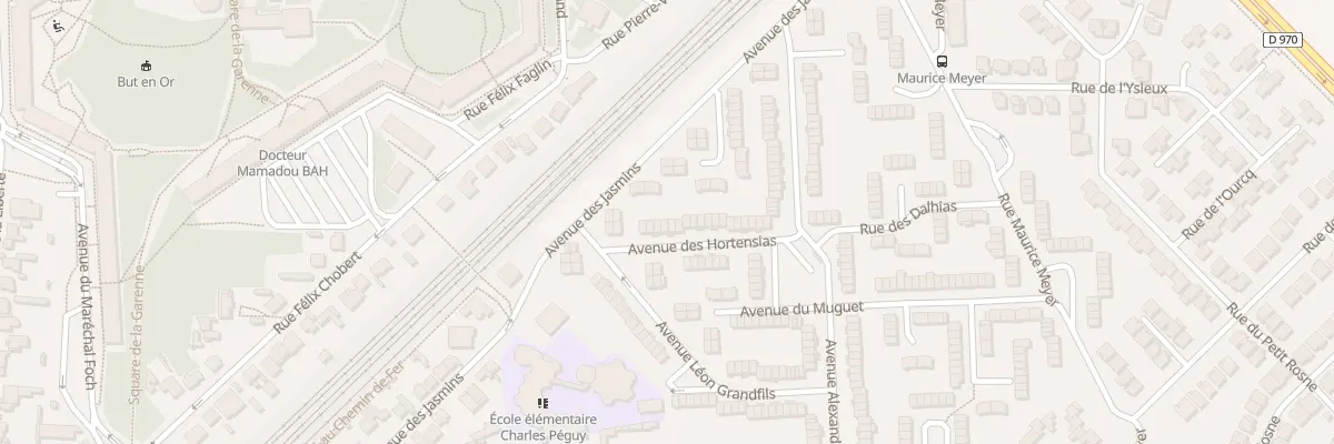 Plan du 29 Av des Hortensias à Gonesse
