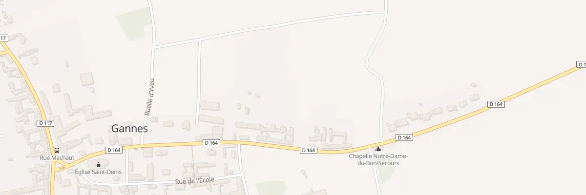 Plan du 21 Rue de la Chapelle à Gannes