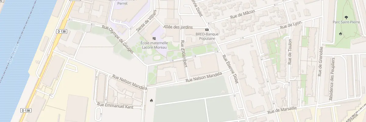 Plan du 15 Rue Nelson Mandela à Alfortville