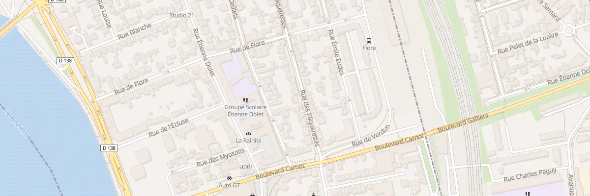 Plan du 44 Rue des Pâquerettes à Alfortville