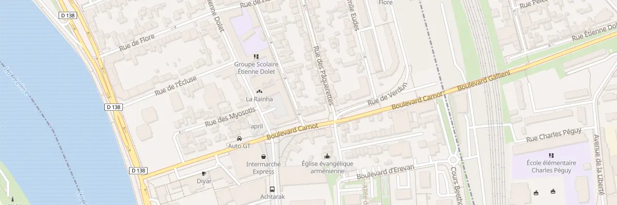 Plan du 31 Bd Carnot à Alfortville