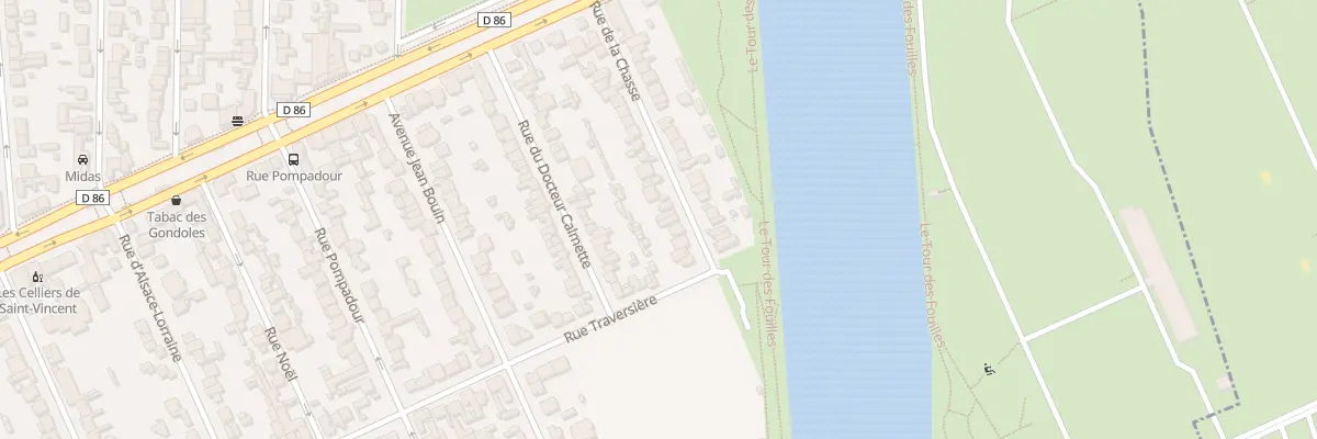 Plan du 32 Rue de la Chasse à Choisy-le-Roi