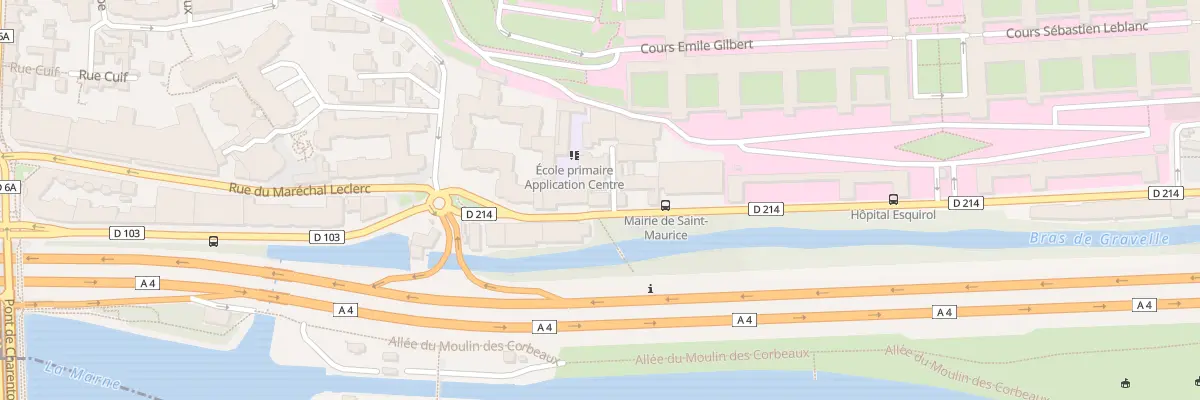 Plan du 51 Rue du Maréchal Leclerc à Saint-Maurice