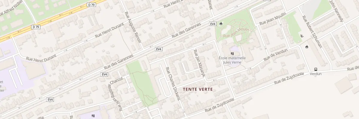 Plan du 93 Rue du Capitaine Michel à Dunkerque