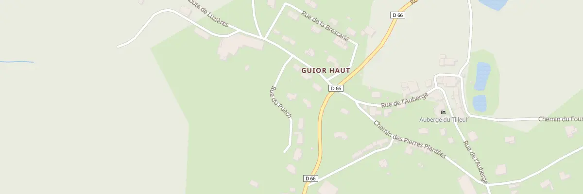 Plan du 1 Rue du Puech au Bez