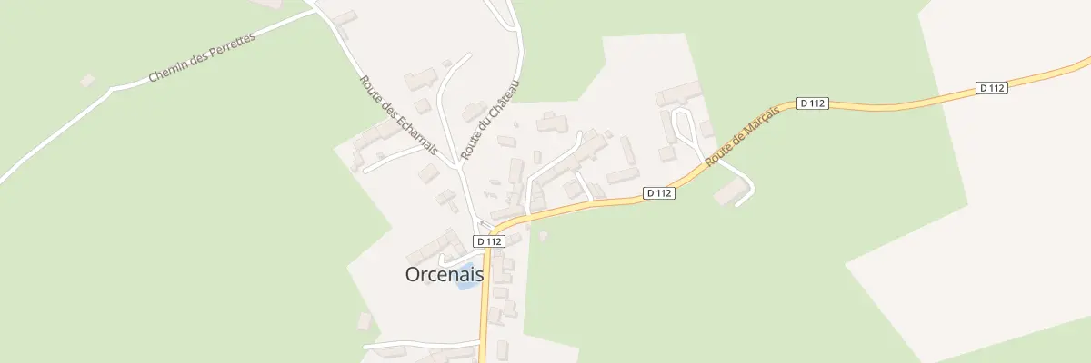 Plan du 10 Rte de Marçais à Orcenais
