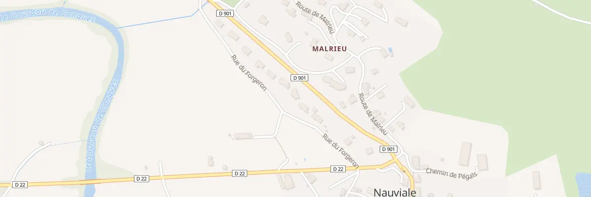 Plan du 5382 Malrieu à Nauviale