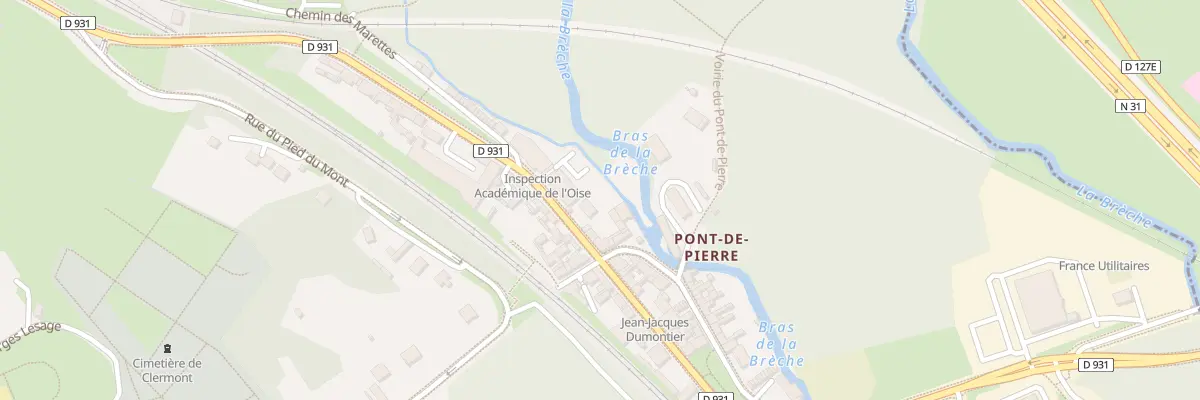 Plan du 29 Av des Déportés à Clermont