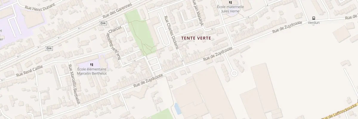 Plan du 509 Rue de Zuydcoote à Dunkerque