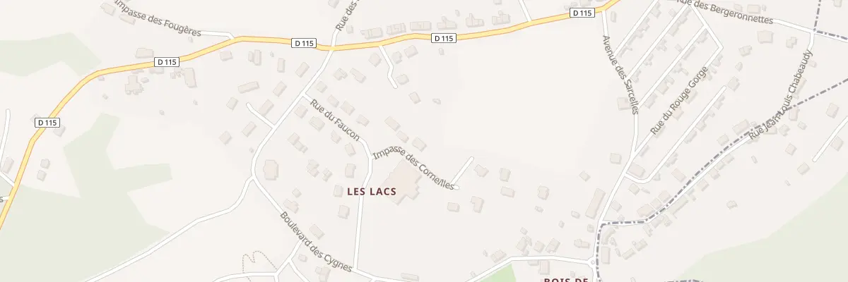 Plan du 5 Imp des Corneilles à Champagnac