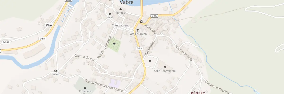 Plan du 9 Rue Célina Marc à Vabre