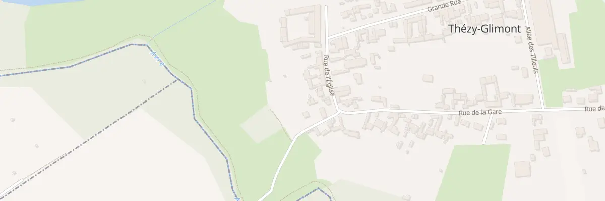Plan du 12 Rue de l’Église à Thézy-Glimont