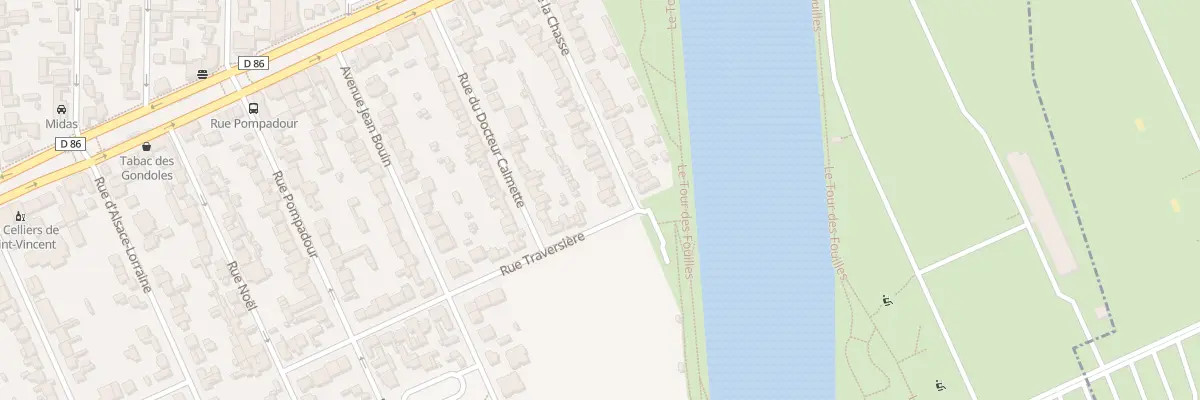 Plan du 40 Rue de la Chasse à Choisy-le-Roi