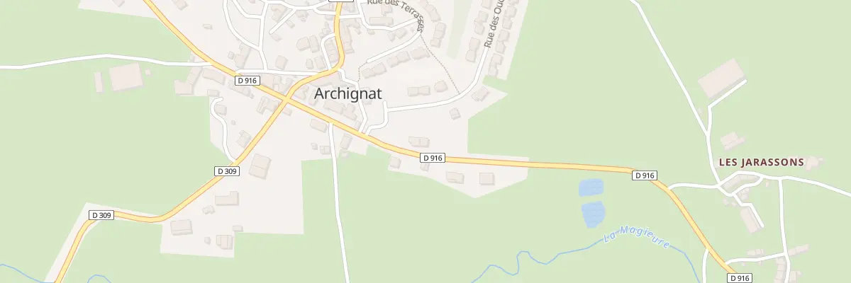 Plan du 4 Rte de Boussac à Archignat