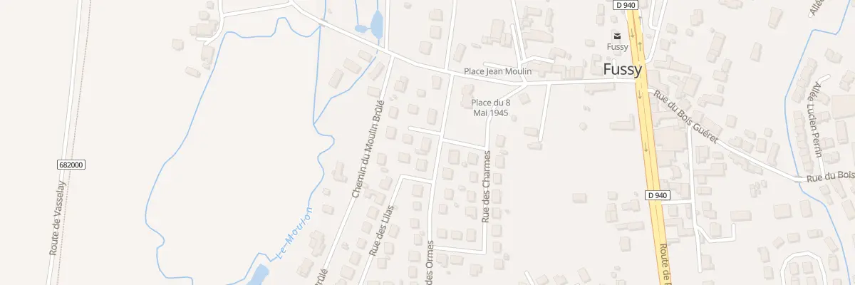 Plan du 6 Rue des Ormes à Fussy