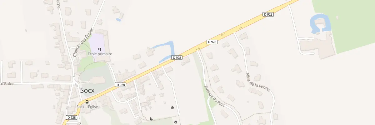 Plan du 6 Rte de St Omer à Socx