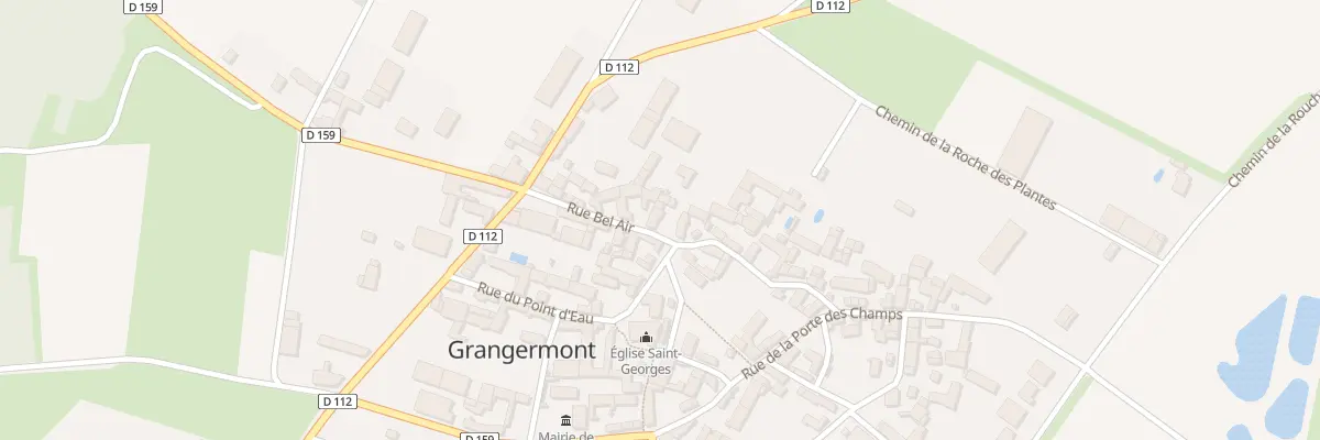 Plan du 14 Pl Saint Georges à Grangermont
