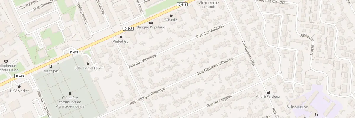Plan du 22 Rue des Violettes à Vigneux-sur-Seine