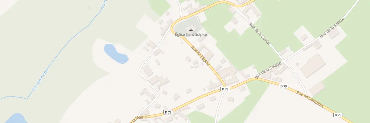 Plan du 109 Rue de l’Eglise à Berlencourt-le-Cauroy