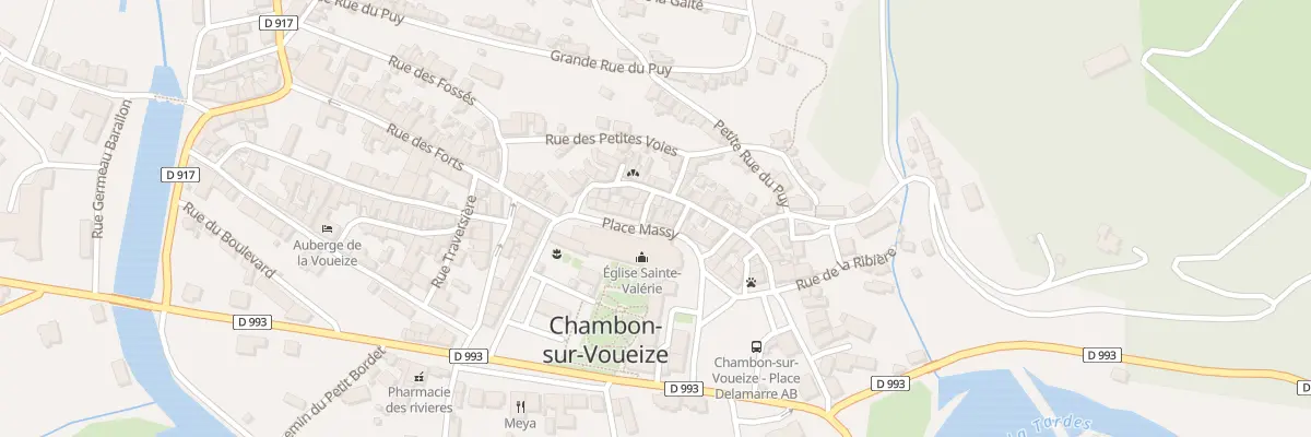 Plan du 23 Pl Massy à Chambon-sur-Voueize