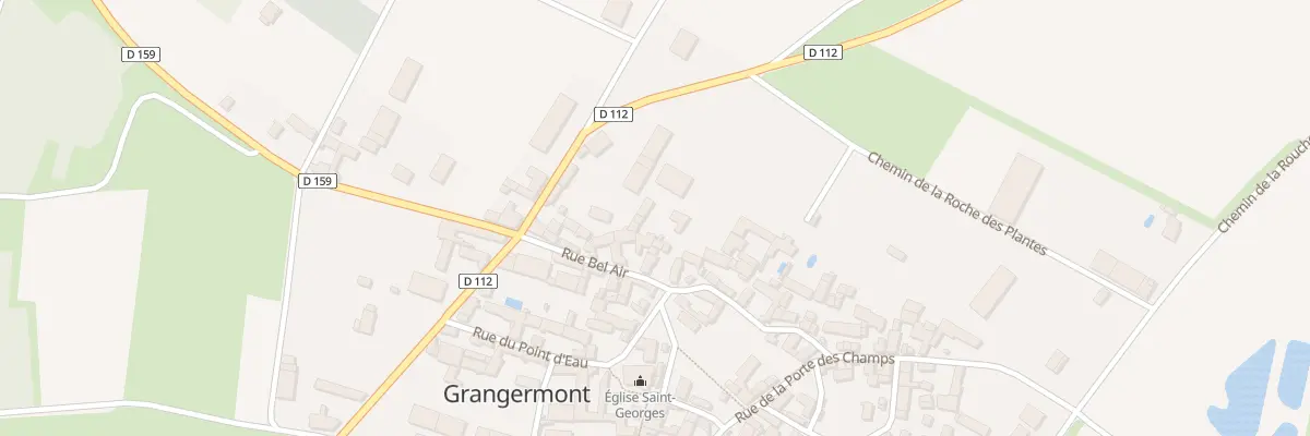 Plan du 2 Rue de Bel Air à Grangermont