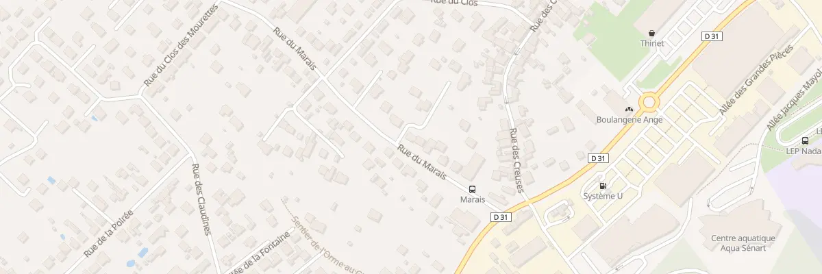 Plan du 95 Rue du Marais à Draveil
