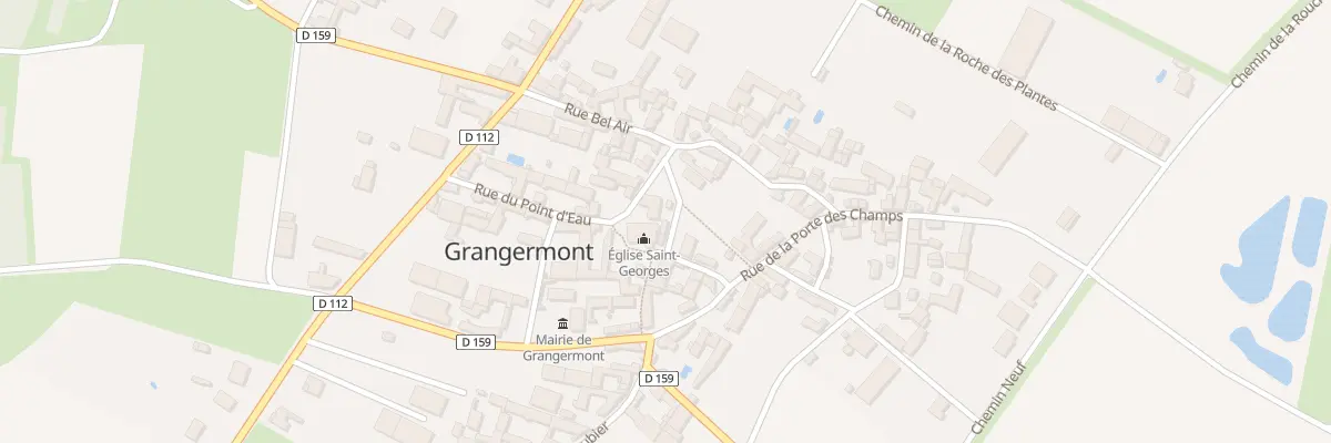 Plan du 2 Pl Saint Georges à Grangermont