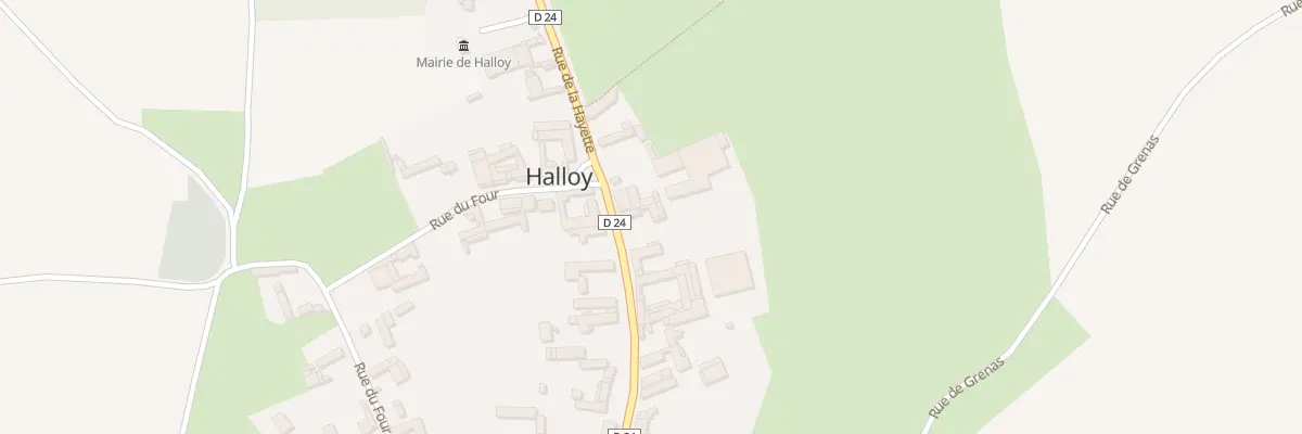 Plan du 3 Rue d’En Haut à Halloy