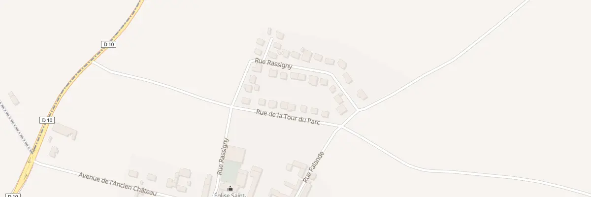 Plan du 10 Rue du Tour du Parc à Bouqueval