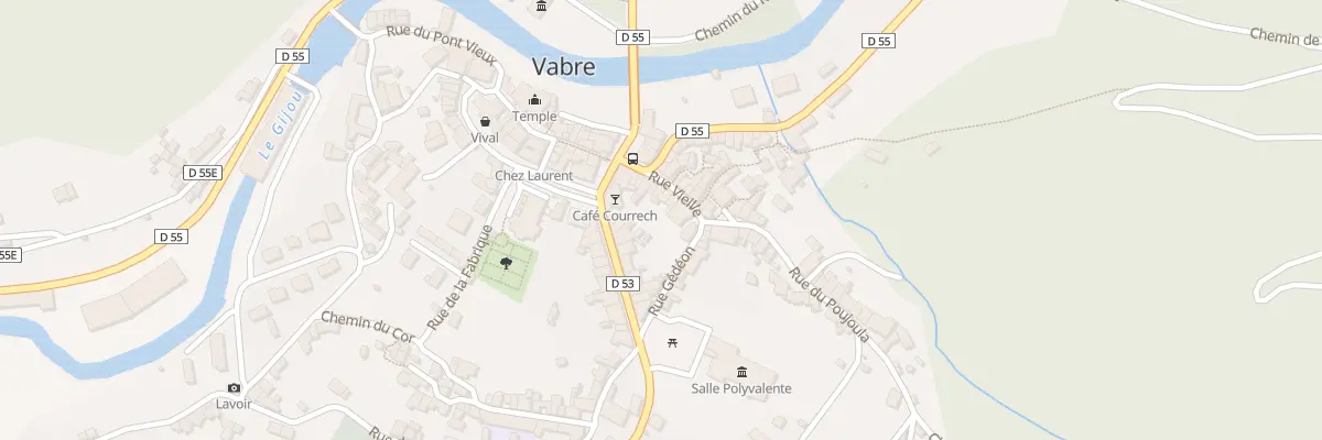 Plan du 12 Rue Vieille à Vabre