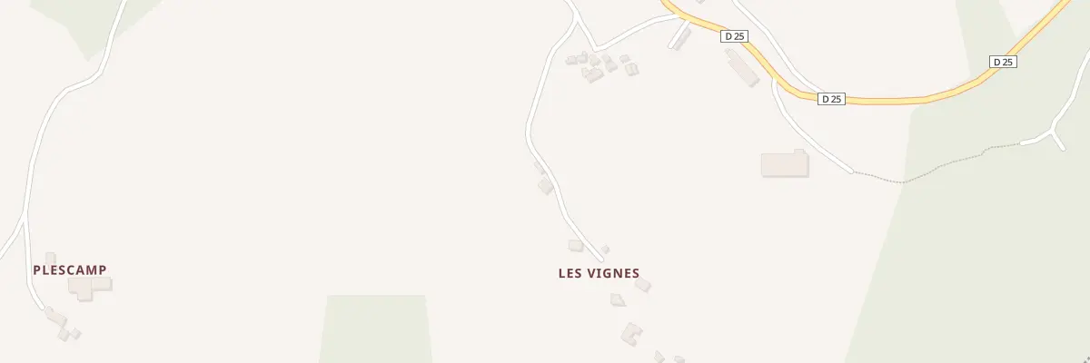Plan du 5125 Les Vignes à Sénezergues