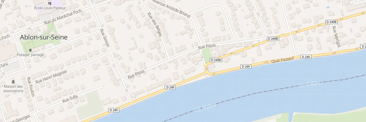 Plan du 12B Rue Pitois à Ablon-sur-Seine