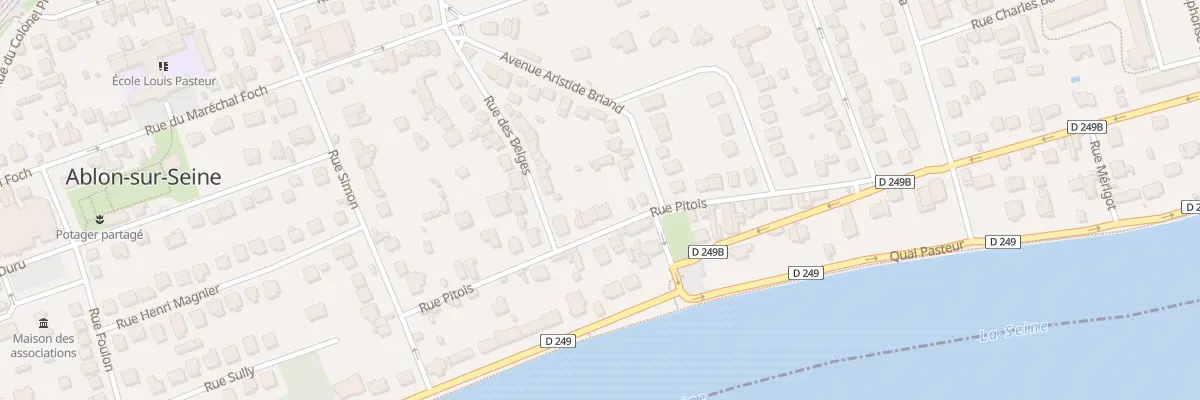Plan du 13B Rue Pitois à Ablon-sur-Seine