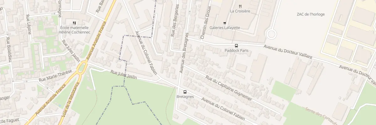 Plan du 1 Rue Capitaine Guynemer à Romainville