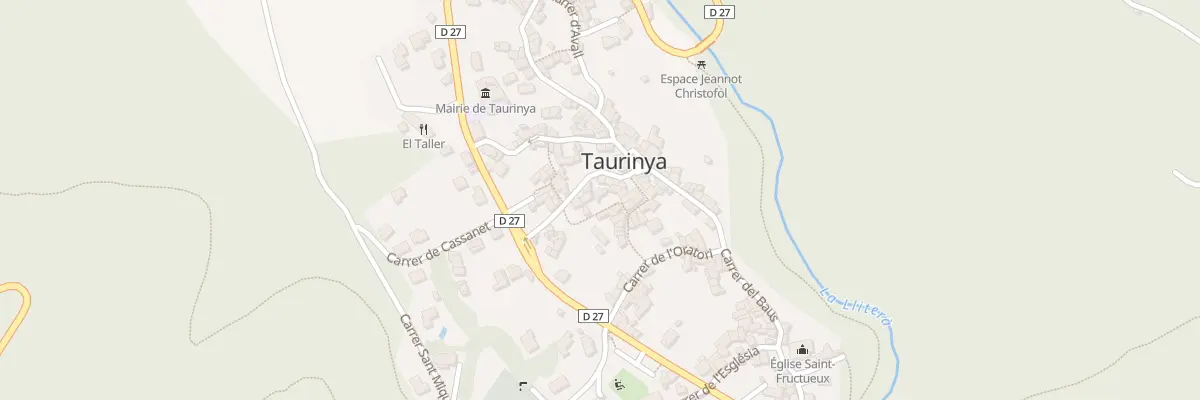 Plan du 6 Tra Carrer Fumat à Taurinya