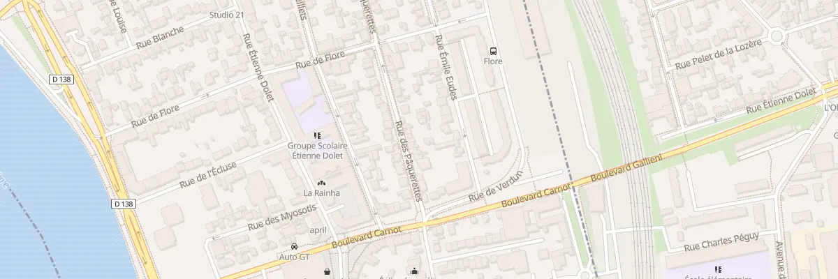 Plan du 45B Rue des Pâquerettes à Alfortville