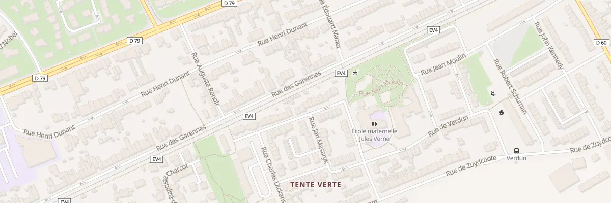 Plan du 50 Rue du Capitaine Michel à Dunkerque