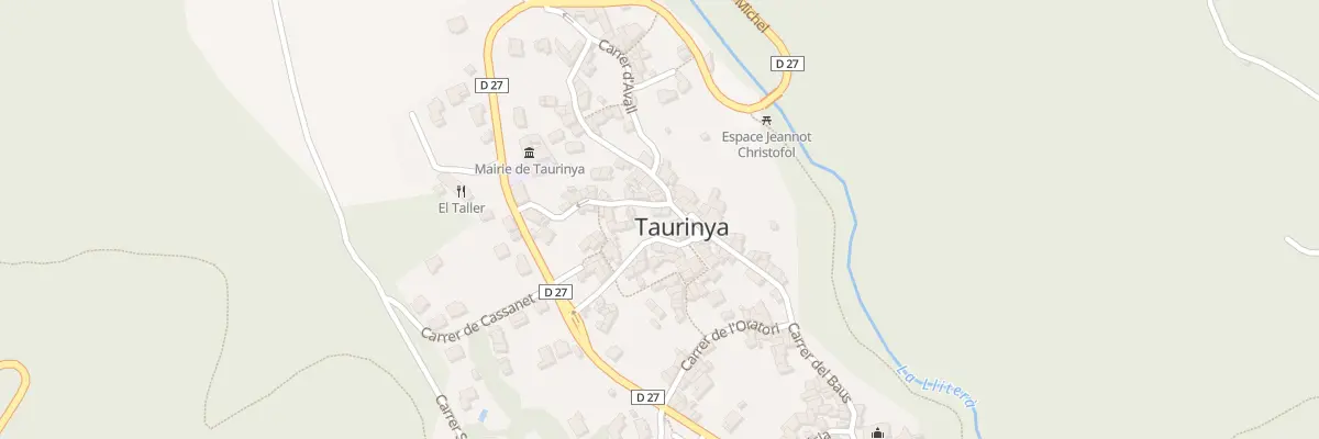Plan du 101 Le Village à Taurinya