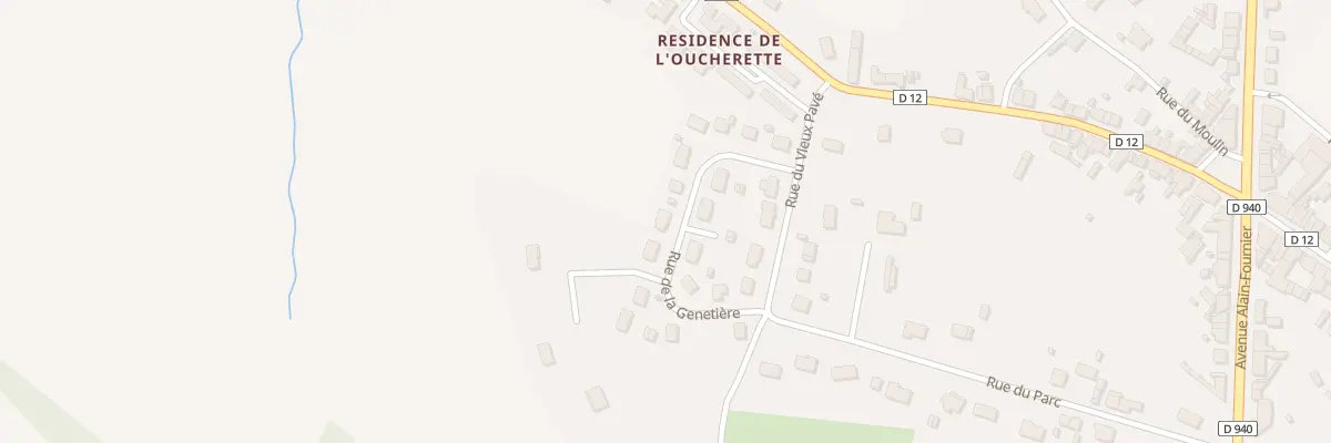 Plan du 12 Rue de La Genetière à La Chapelle-d’Angillon