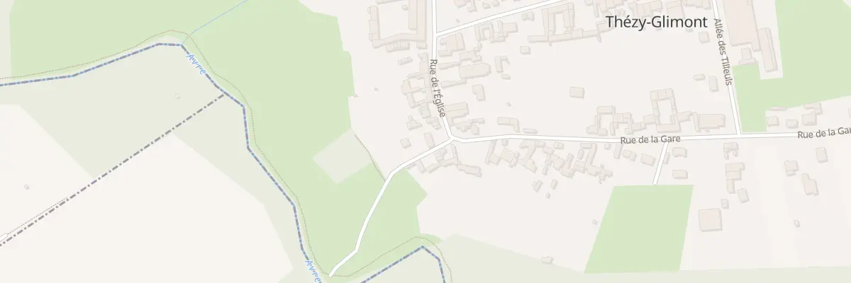 Plan du 16 Rue de l’Église à Thézy-Glimont