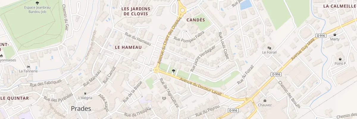 Plan du 6 Rue Louis Codet à Prades
