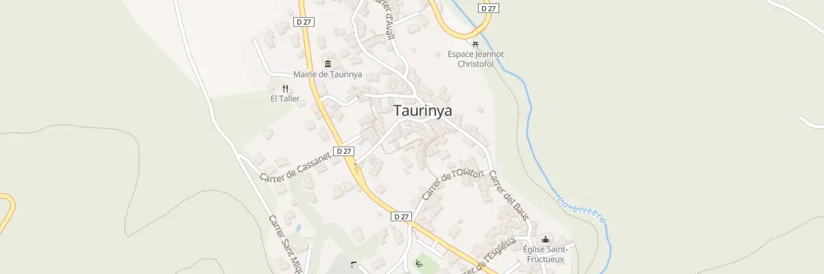 Plan du 105 Le Village à Taurinya