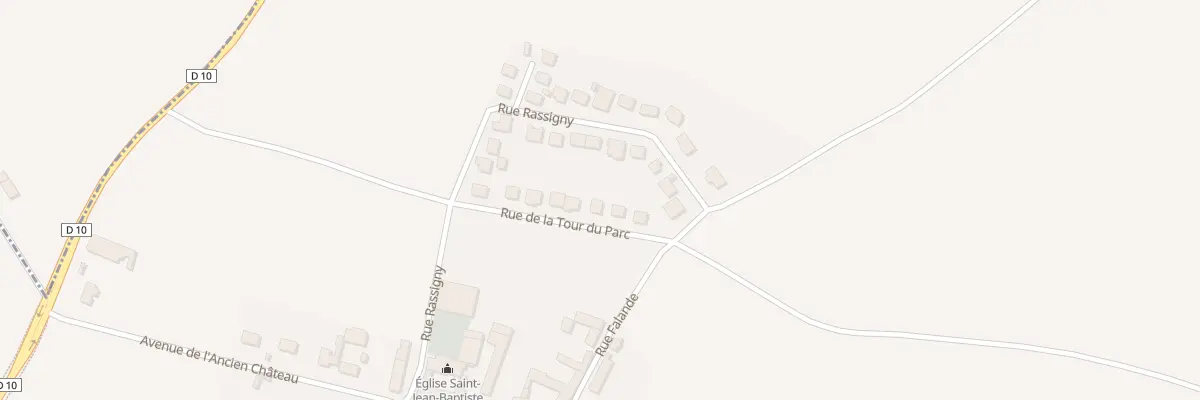 Plan du 12 Rue du Tour du Parc à Bouqueval
