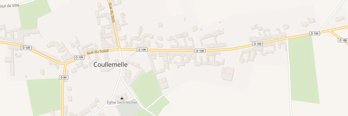 Plan du 6 Rue du Gageolet à Coullemelle