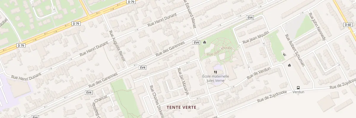 Plan du 44 Rue du Capitaine Michel à Dunkerque