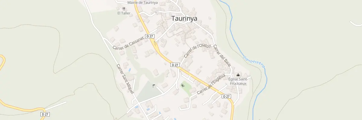 Plan du 74 Le Village à Taurinya