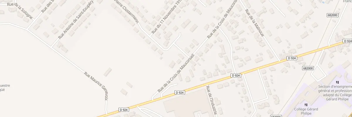 Plan du 50 Rue de la Croix de Mauconseil à Aubigny-sur-Nère