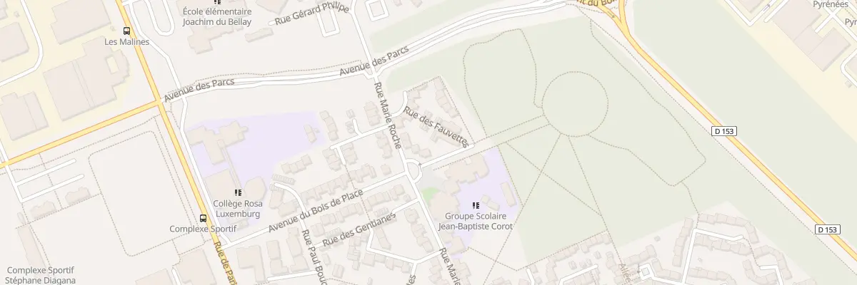 Plan du 5 Rue Marie Roche à Lisses