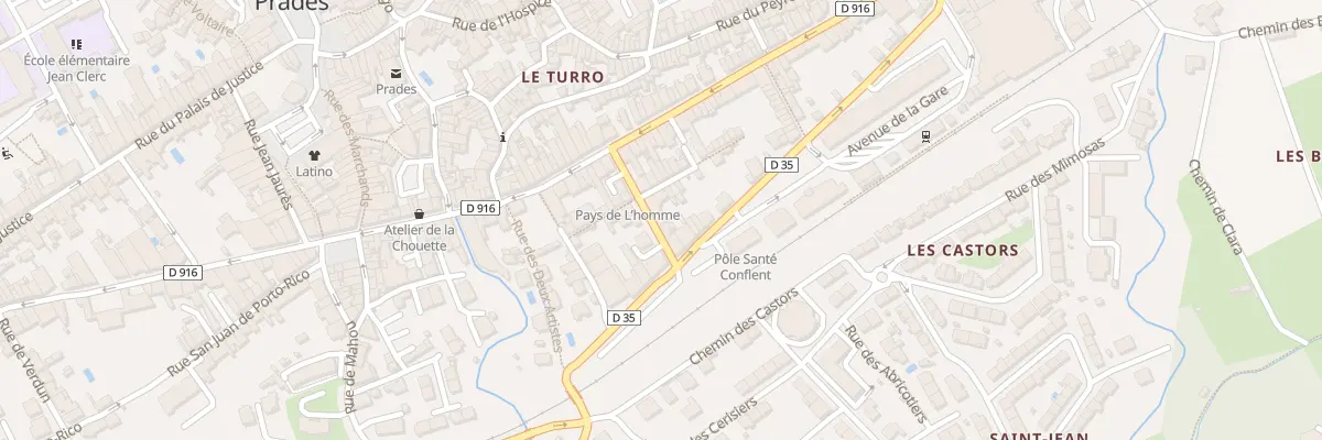 Plan du 7 Rue Mal Joffre à Prades