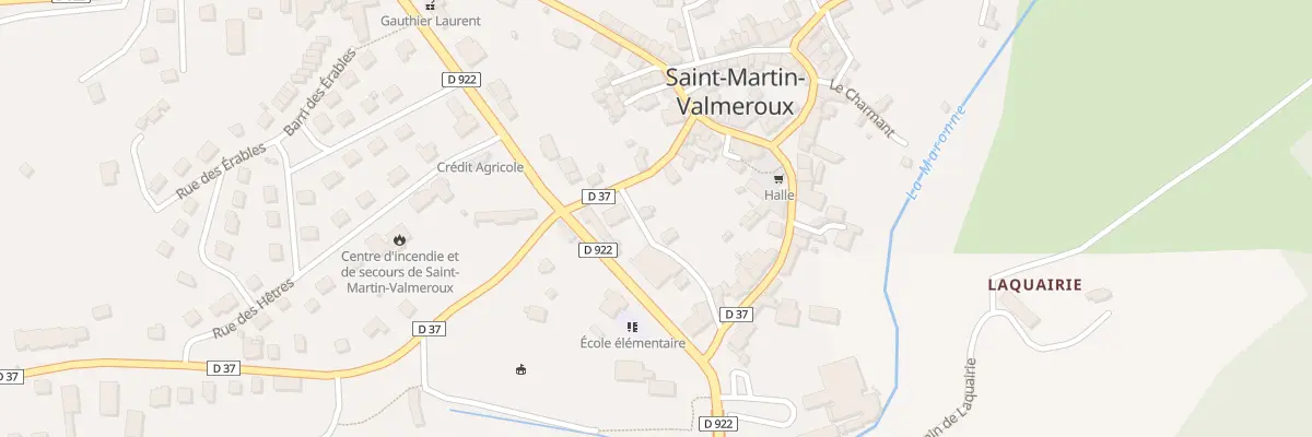 Plan du 1 Sous les Jardins à Saint-Martin-Valmeroux